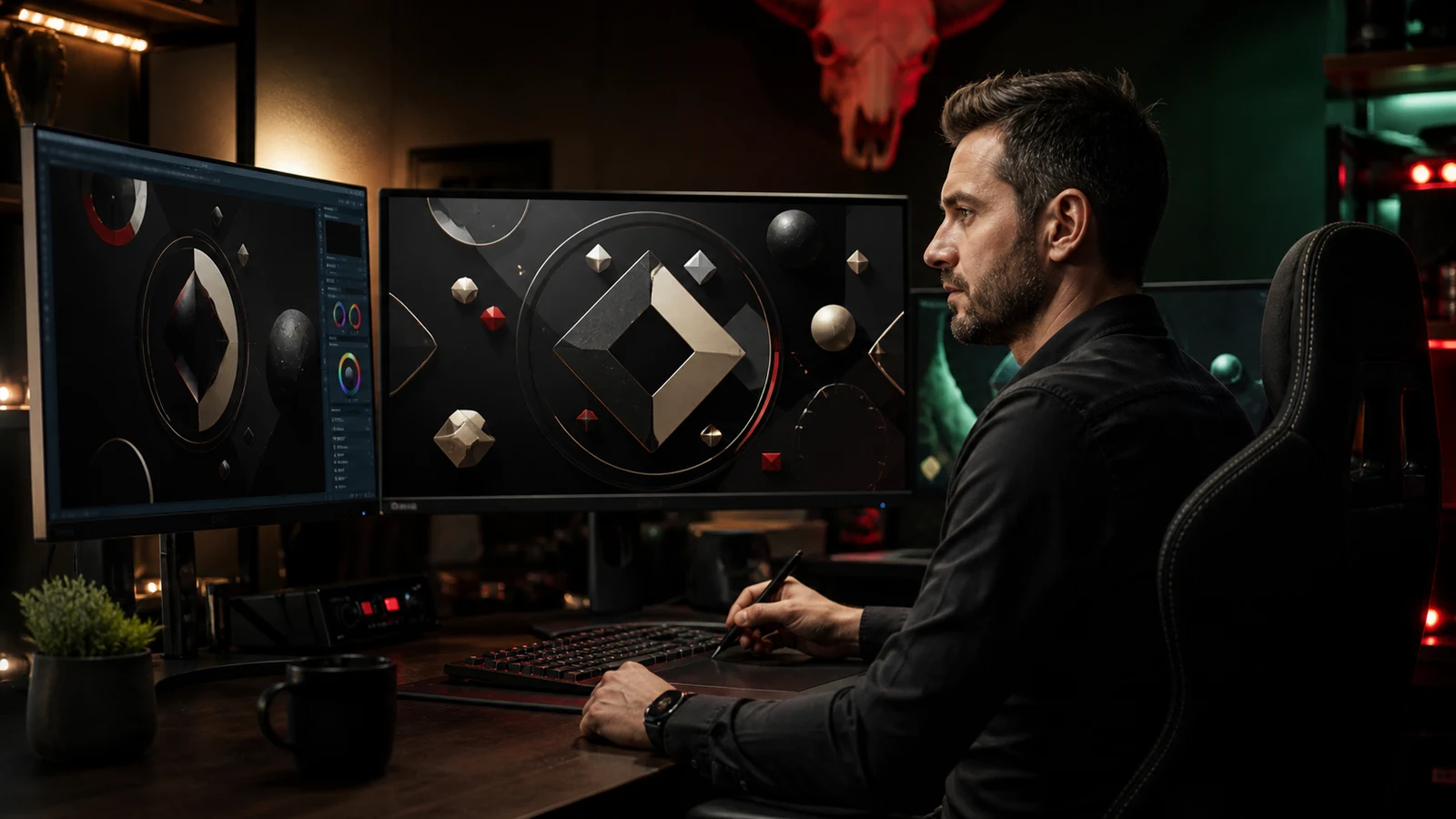 Játékosok a BetLabel BL Games stúdiójában
