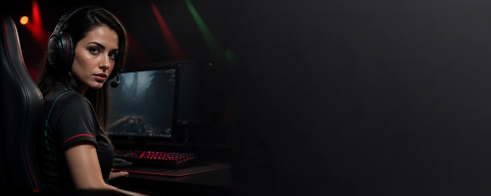 Jugador magyar de esports en una arena